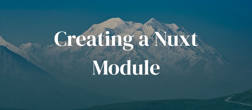 Criando um Módulo de Nuxt